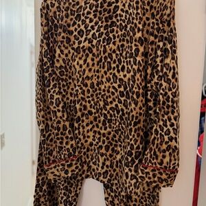 Ralph Lauren Leopard Print Sleepwear